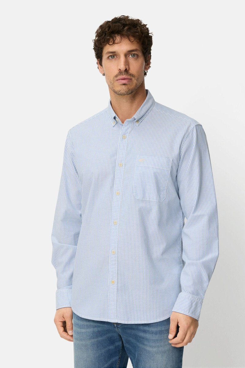 Ing Camel Active Shirts 1/1 Sleeves Stormy Blue