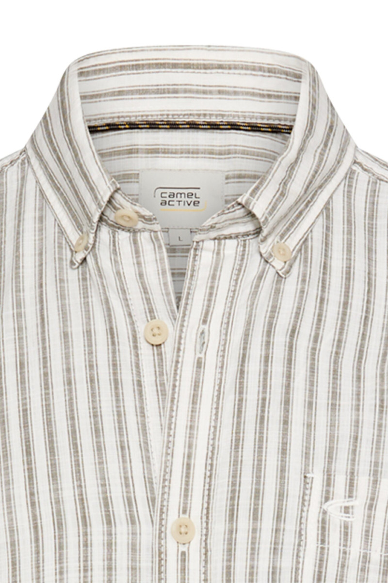 Košeľa Camel Active Shirts 1/1 Sleeves Deep Olive