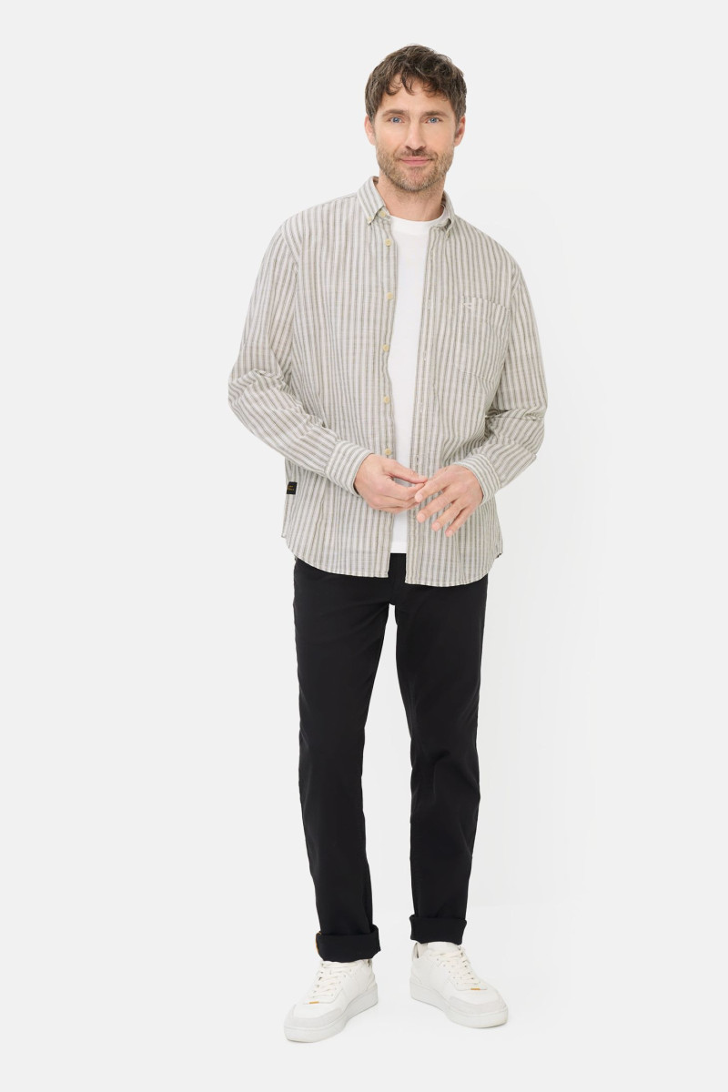 Košeľa Camel Active Shirts 1/1 Sleeves Deep Olive