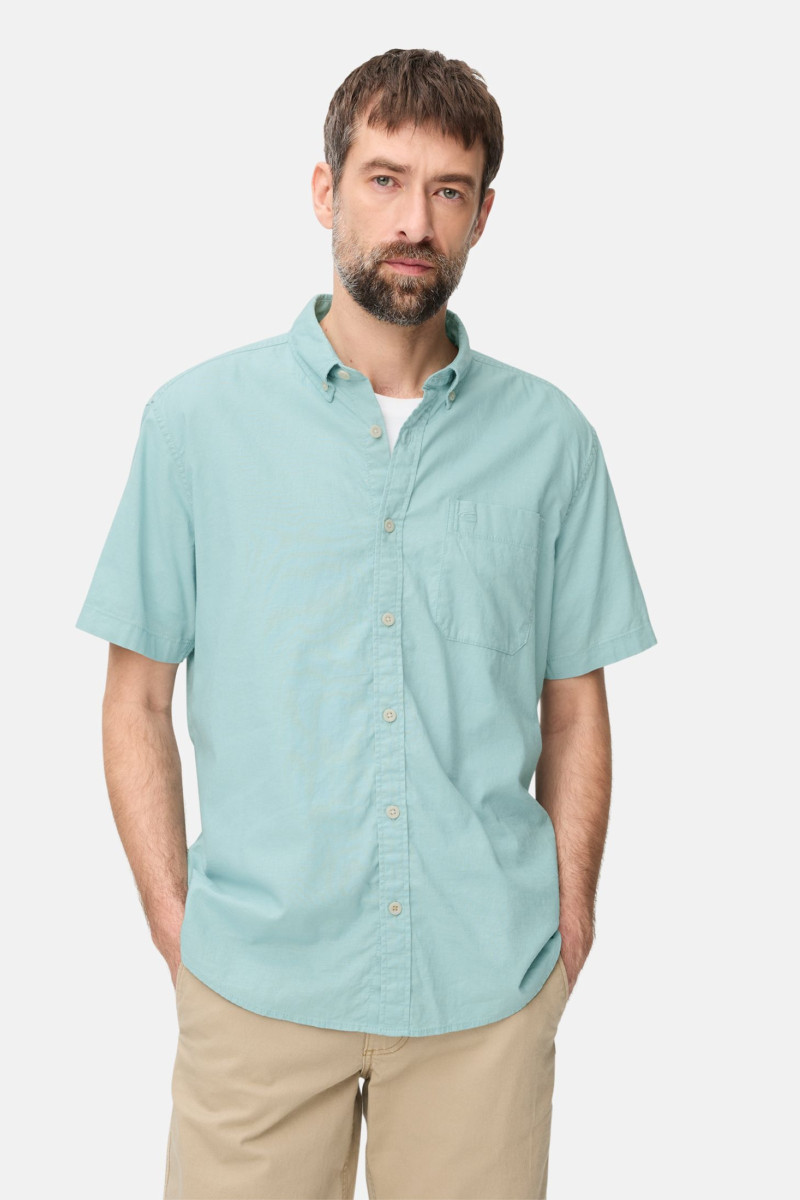 Ing Camel Active Shirts 1/2 Sleeves Ocean Green