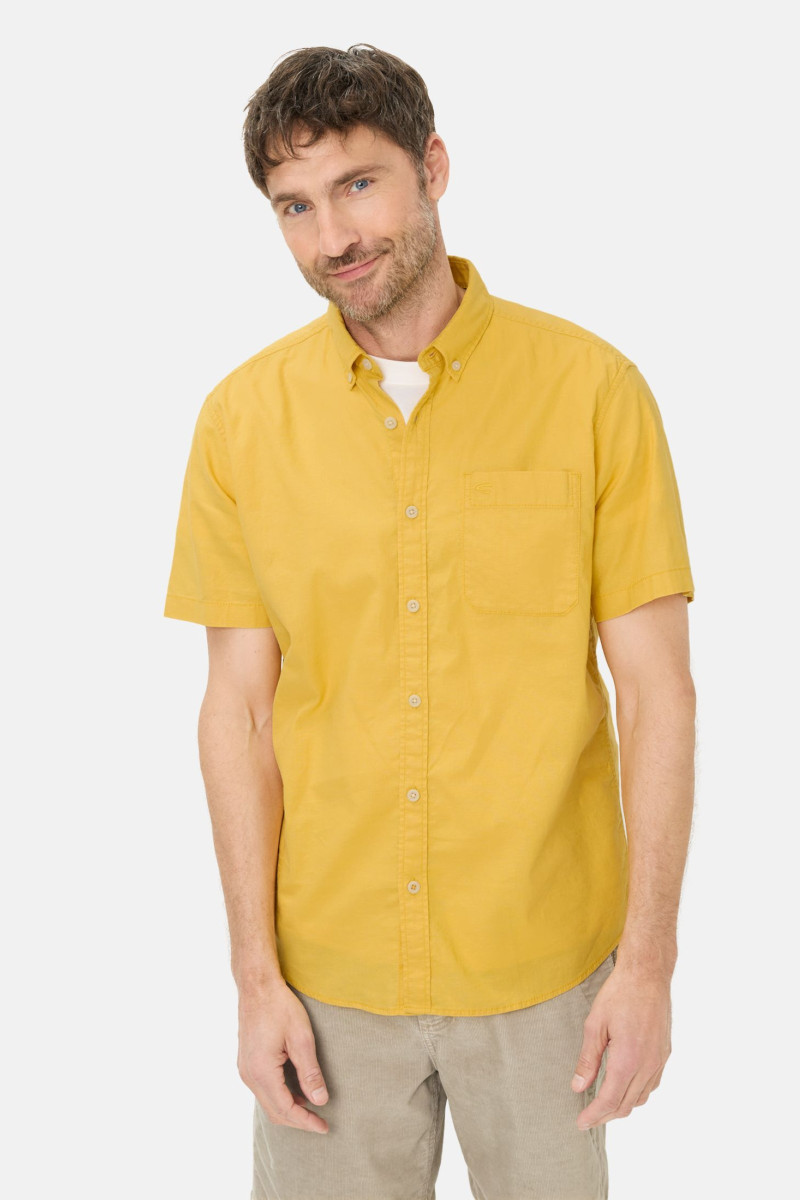 Ing Camel Active Shirts 1/2 Sleeves Sun Yellow