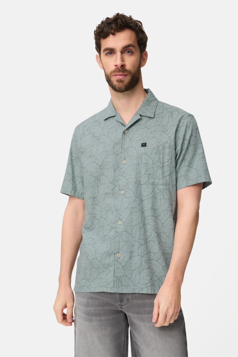 Ing Camel Active Shirts 1/2 Sleeves Stormy Blue