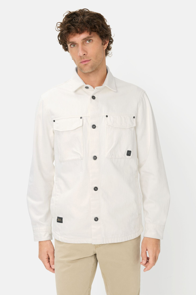 Košeľa Camel Active Overshirts Offwhite