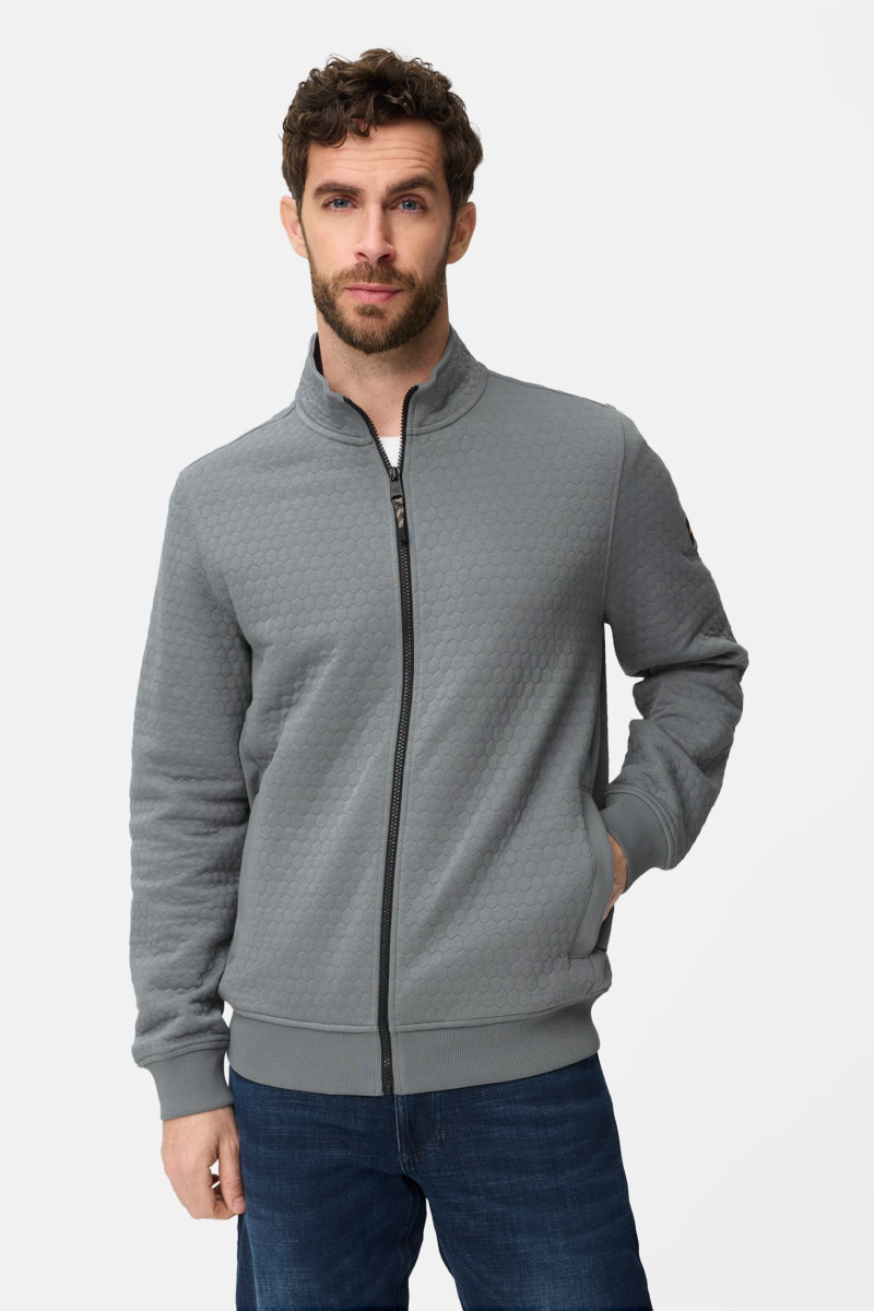 Mikina Camel Active Sweatjackets Stormy Blue