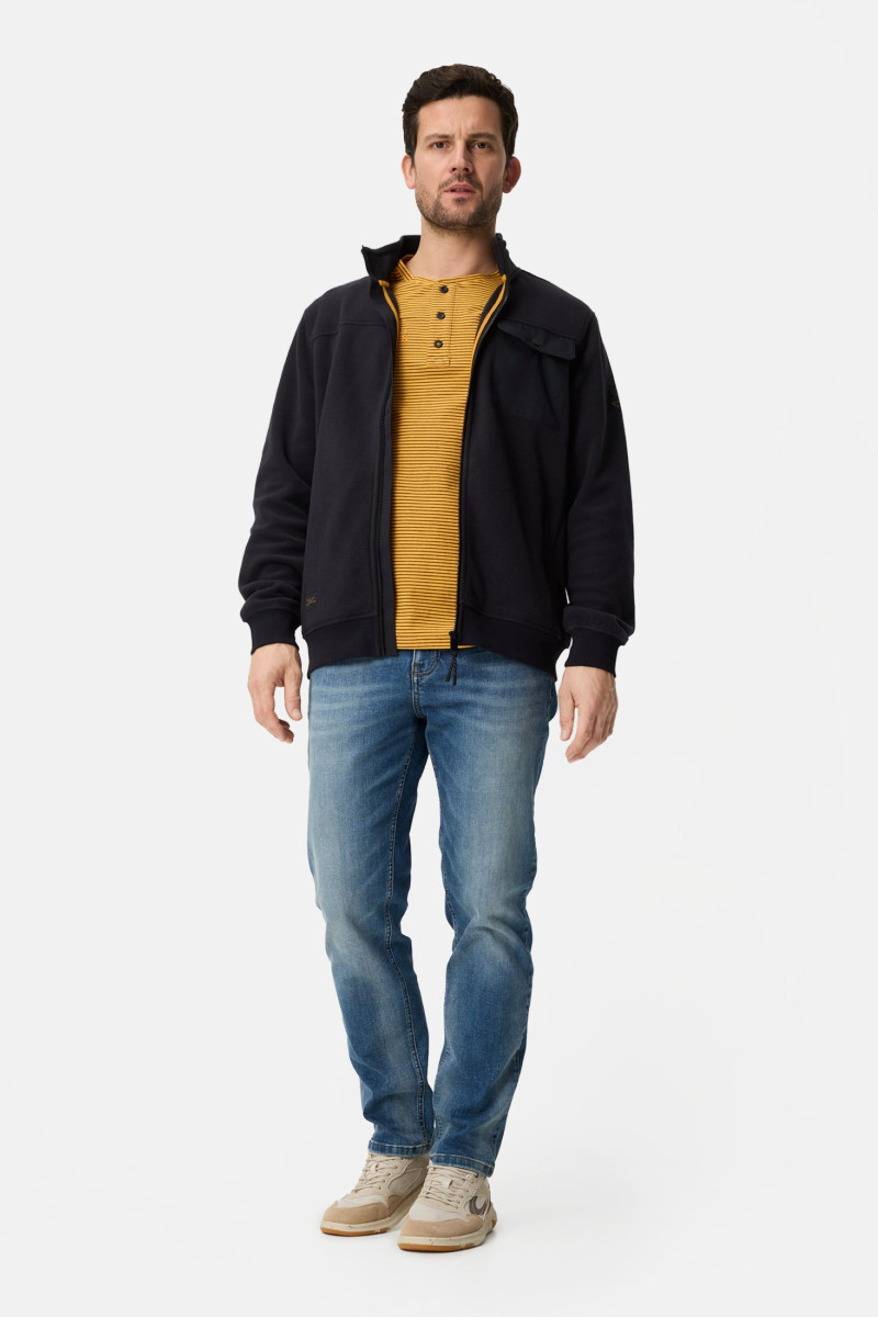 Mikina Camel Active Sweatjackets Dark Indigo