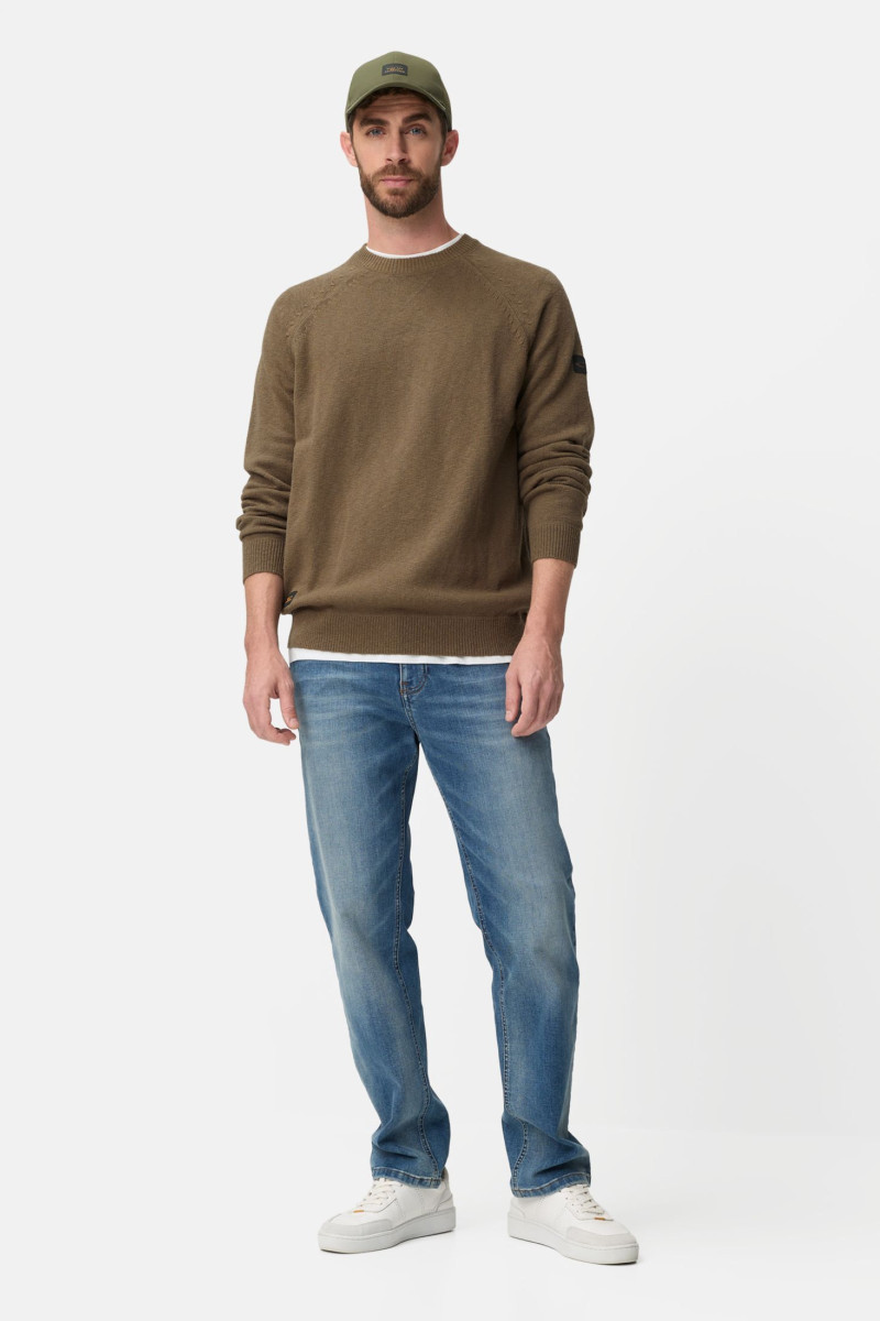 Sveter Camel Active Pullovers Deep Olive