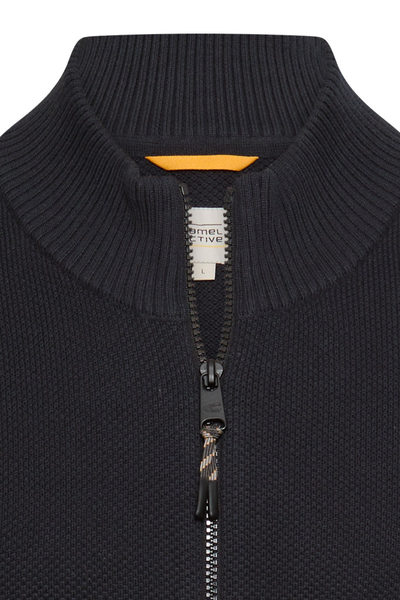 Sveter Camel Active Knitted Jackets Dark Indigo