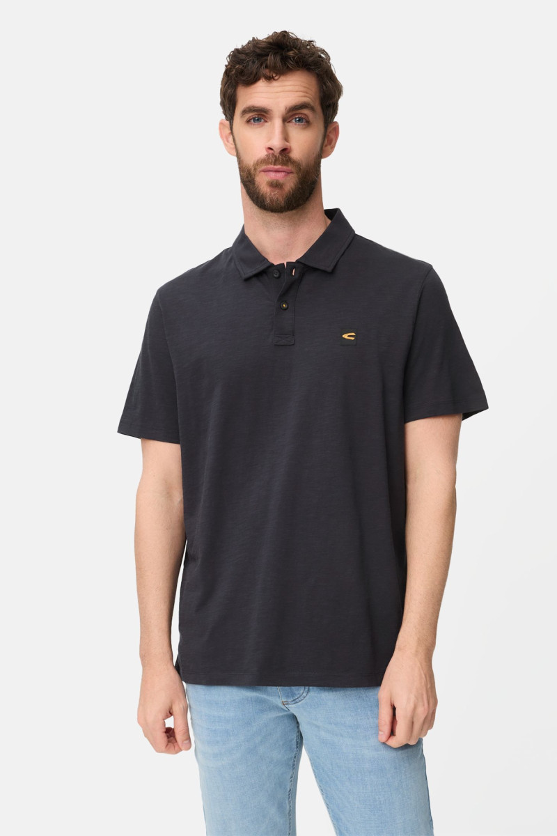Póló Camel Active Polos 1/2 Sleeves Dark Indigo