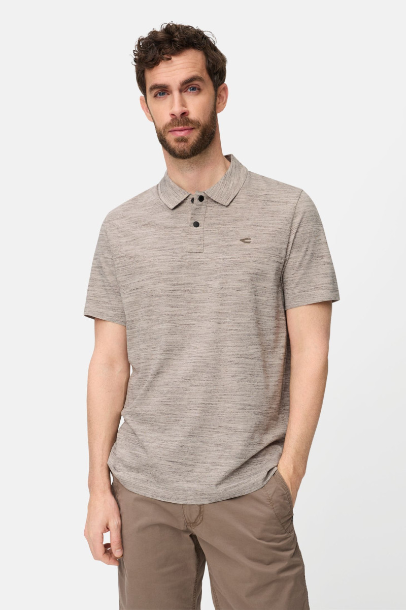 Polokošeľa Camel Active Polos 1/2 Sleeves Brown