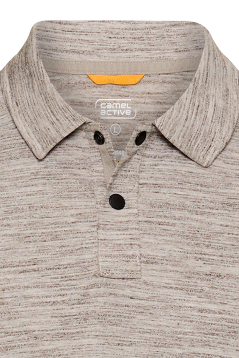 Polokošeľa Camel Active Polos 1/2 Sleeves Brown