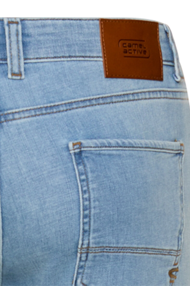 Džínsy Camel Active 5-Pkt Denim Slim Fit Ocean Blue