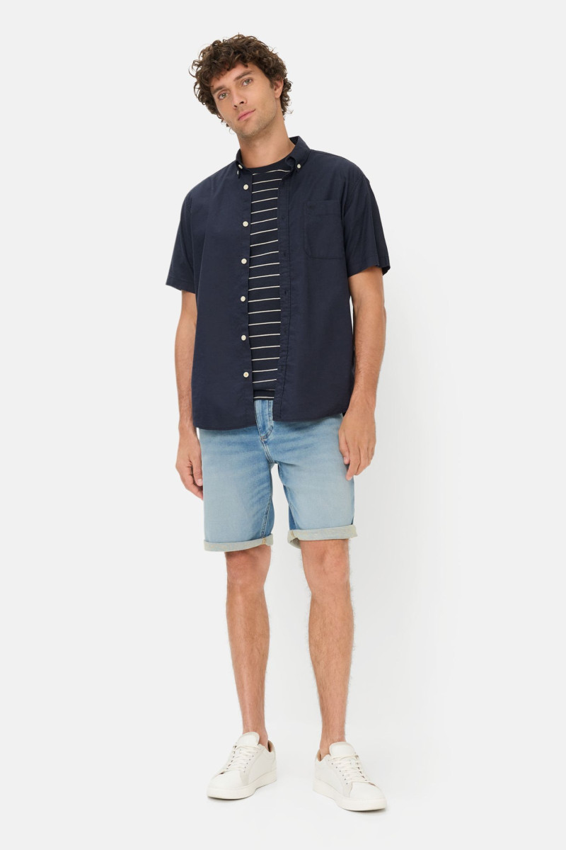 Šortky Camel Active Bermudas / Shorts Bleached Blue