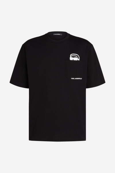 TRIČKO KARL LAGERFELD IKON OUTLINE POCKET T-SHIRT - Fotografie č. 5