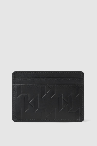 POUZDRO NA PLATEBNÍ KARTY KARL LAGERFELD K/LOOM LEATHER CARDHOLDER - Fotografie č. 2