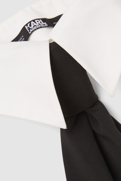 GOLIER KARL LAGERFELD K/ESSENTIAL COLLAR AND TIE - Fotografia č. 3