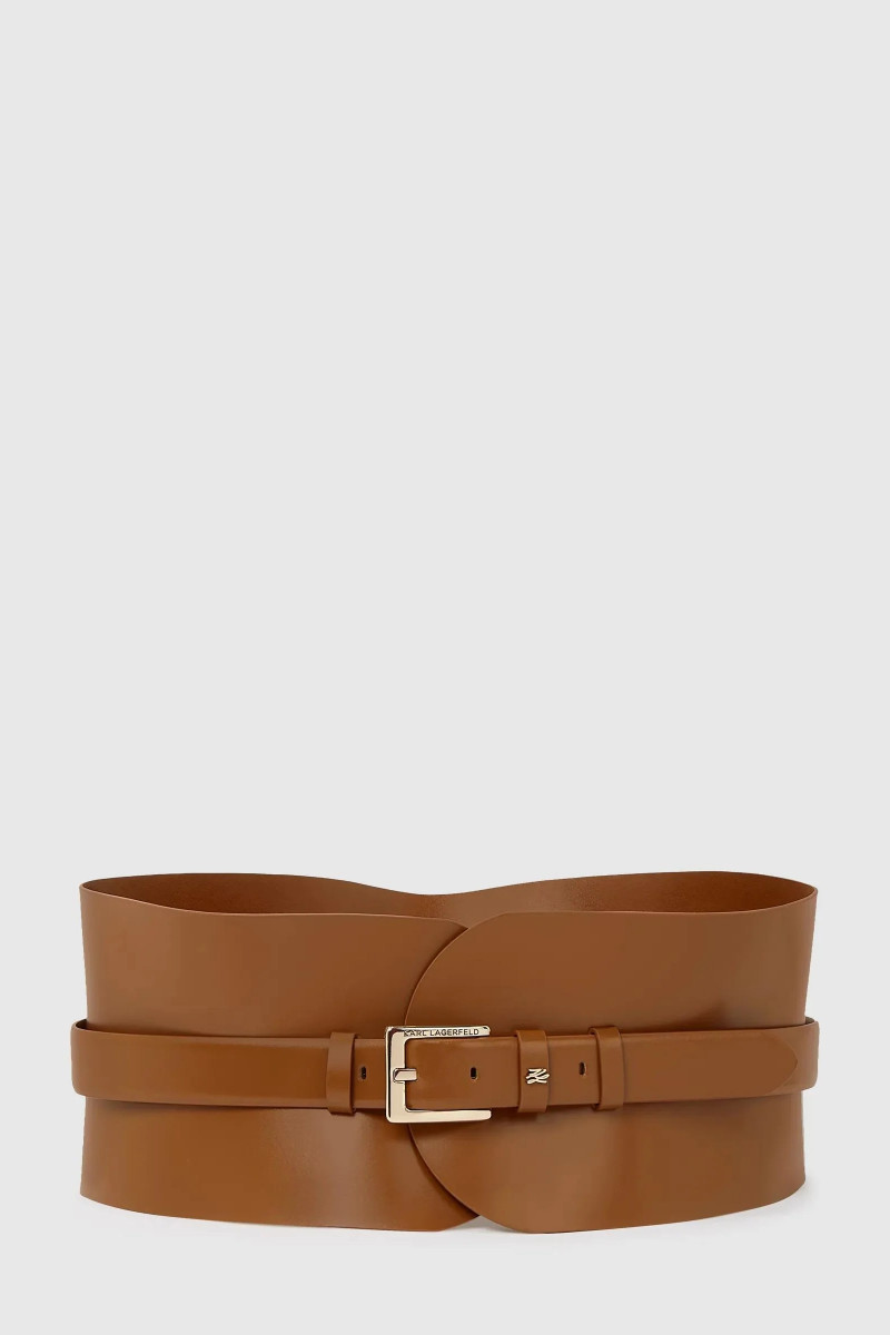 Opasok Karl Lagerfeld K/Essential Multifunction Belt Dark Tan