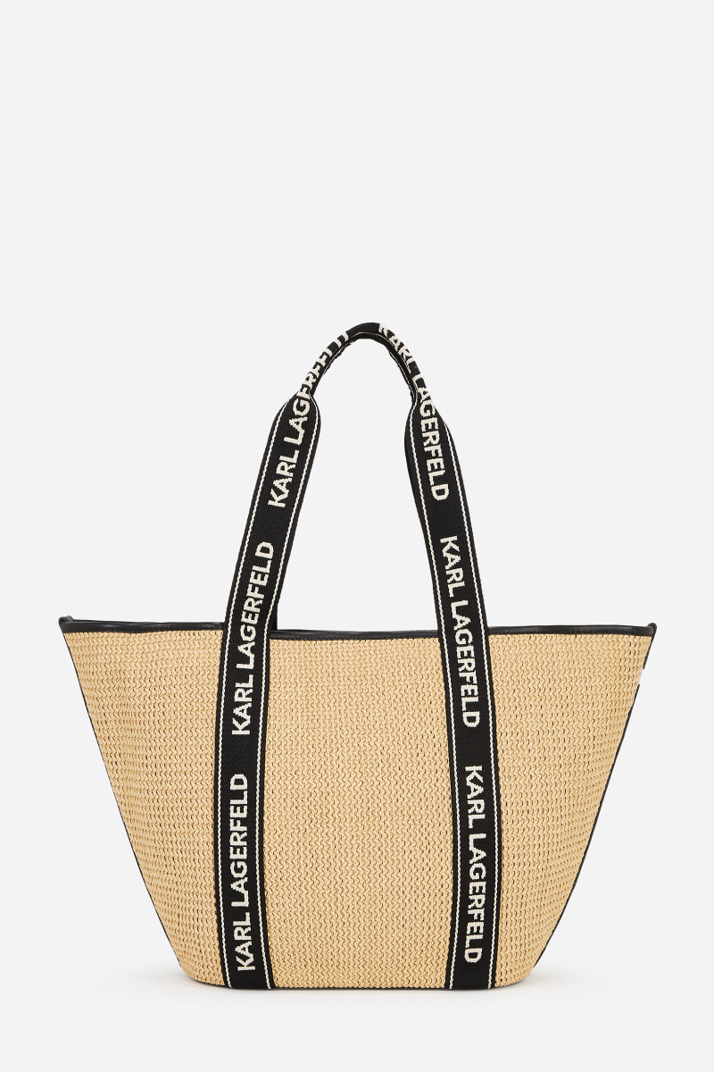 Kabelka Karl Lagerfeld K/Essential Raffia Bag Natural