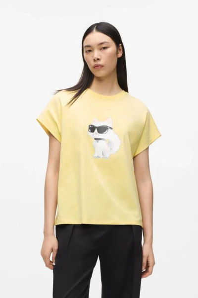 PÓLÓ KARL LAGERFELD IKON AQUARELLE C LOOSE T-SHIRT - Kép 1