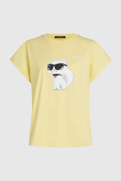 PÓLÓ KARL LAGERFELD IKON AQUARELLE C LOOSE T-SHIRT - Kép 5