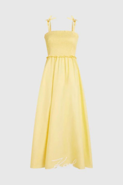 PLÁŽOVÉ OBLEČENIE KARL LAGERFELD KARL DNA SIGNATURE ANKLE DRESS - Fotografia č. 5