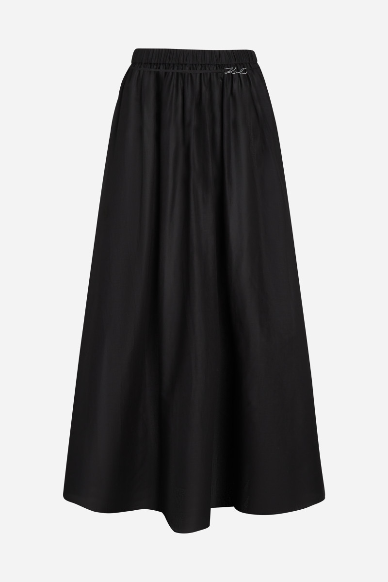 Plážové Oblečenie Karl Lagerfeld Karl Dna Long Skirt Black
