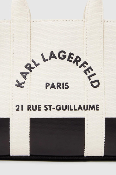 RETIKÜL KARL LAGERFELD K/RSG SQUARE MN TOTE COL. BLK - Kép 3