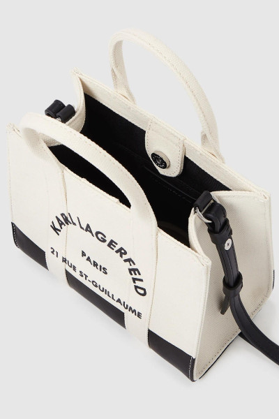 RETIKÜL KARL LAGERFELD K/RSG SQUARE MN TOTE COL. BLK - Kép 5