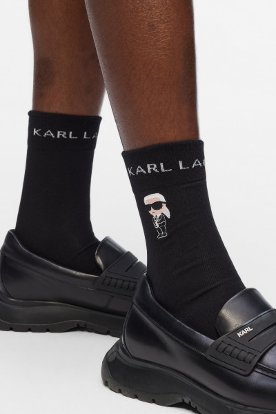 PONOŽKY KARL LAGERFELD K/IKON SOCK 3P - Fotografie č. 4
