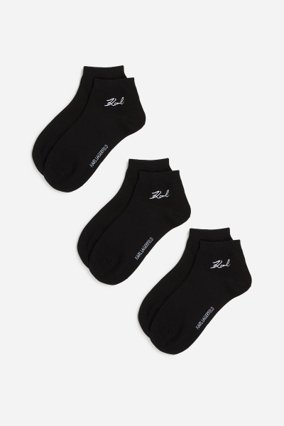 PONOŽKY KARL LAGERFELD K/SIGNATURE SNEAKER SOCK 3P - Fotografia č. 2