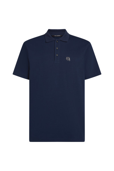 TRIČKO KARL LAGERFELD IKON JERSEY SSLV POLO - Fotografia č. 5