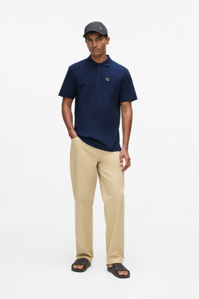 TRIČKO KARL LAGERFELD IKON JERSEY SSLV POLO - Fotografia č. 2