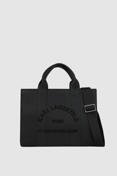 KABELKA KARL LAGERFELD K/RSG MD SQUARE TOTE PEB EMB - Fotografie č. 1