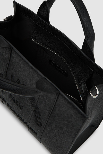 KABELKA KARL LAGERFELD K/RSG MD SQUARE TOTE PEB EMB - Fotografie č. 4