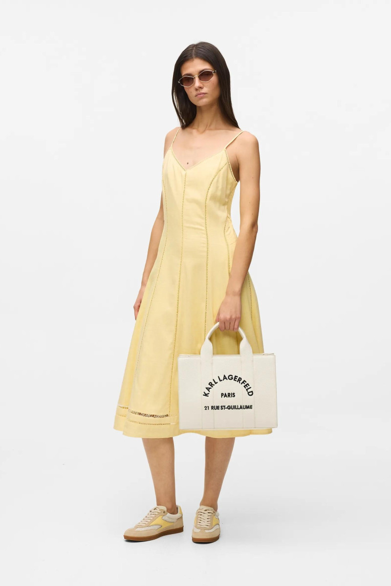 Kabelka Karl Lagerfeld K/Rsg Md Square Tote Peb Emb Off White