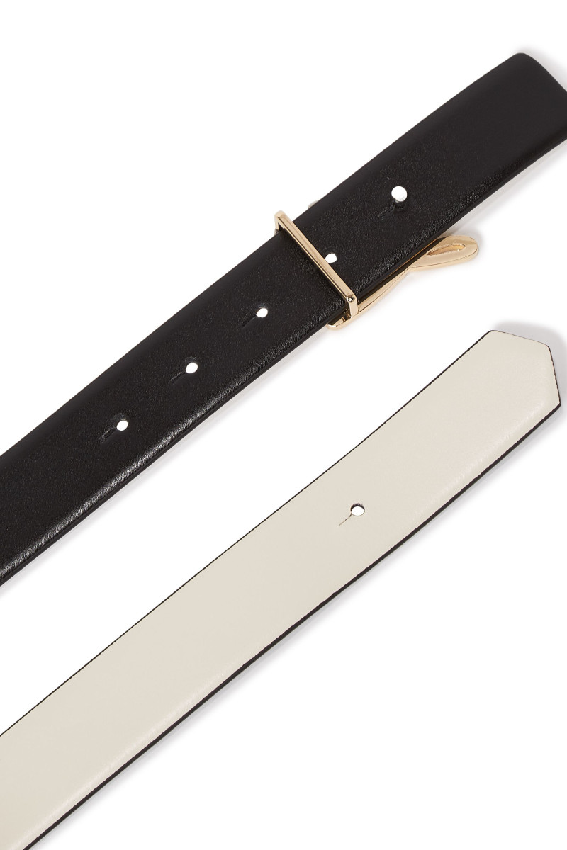 Opasok Karl Lagerfeld K/Autograph Rv G/S H3 Belt Gp White/Black