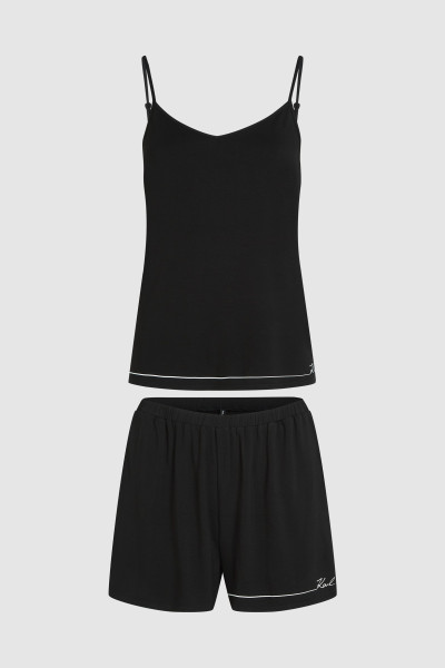 PYŽAMO KARL LAGERFELD SIGNATURE SHORT PJ SET - Fotografie č. 5