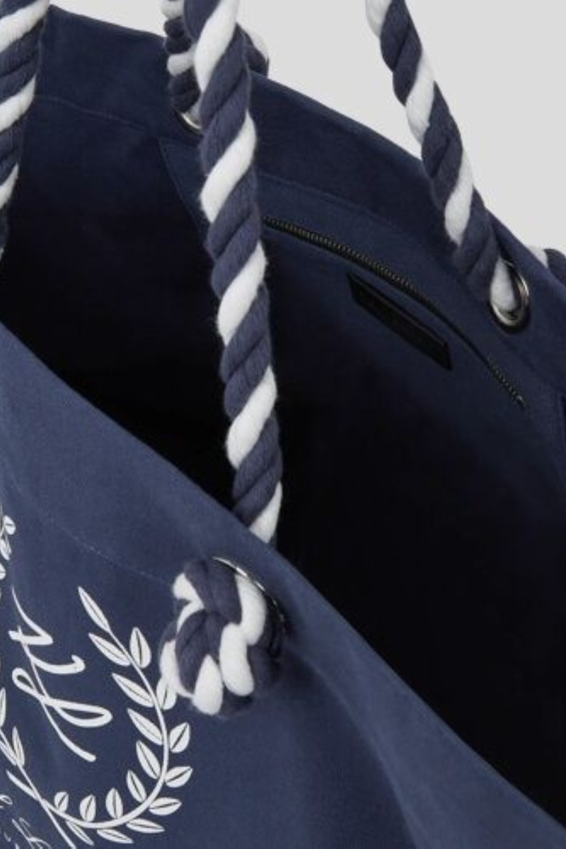 Kabelka Karl Lagerfeld K/Hotel Karl Crest Canvas Bag Medieval Blue