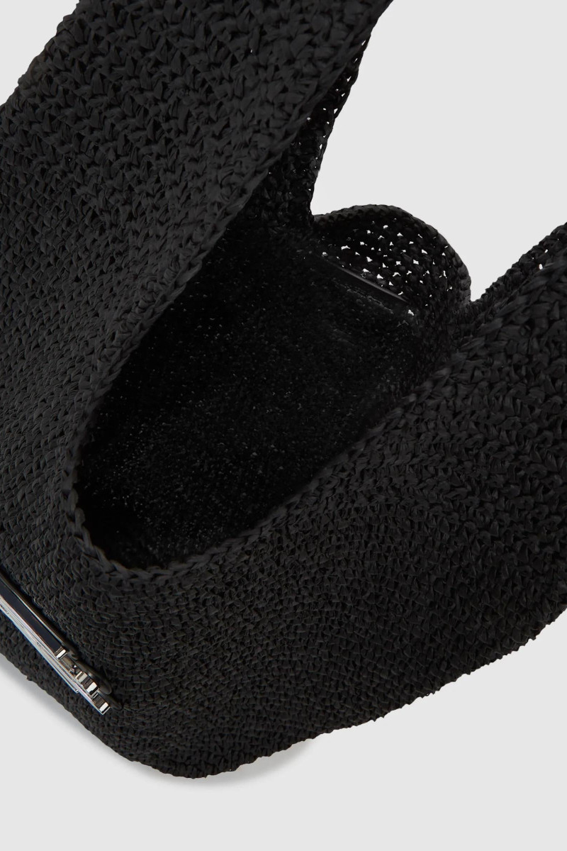 Kabelka Karl Lagerfeld K/Autograph Crochet Tote Bag Black