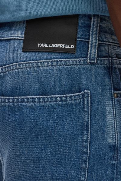 ŠORTKY KARL LAGERFELD KL STRAIGHT DENIM SHORTS - Fotografia č. 4