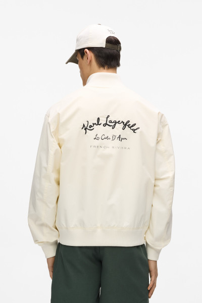 BUNDA KARL LAGERFELD VACANCES RIB COLLAR JACKET - Fotografie č. 2