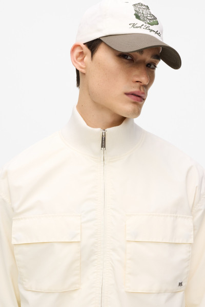 BUNDA KARL LAGERFELD VACANCES RIB COLLAR JACKET - Fotografie č. 3