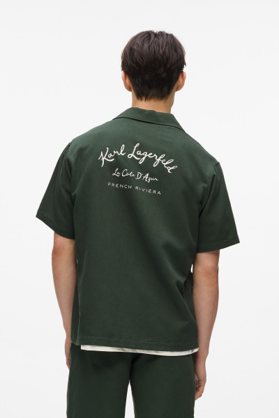 KOŠILE KARL LAGERFELD VACANCES SSLV SHIRT - Fotografie č. 2