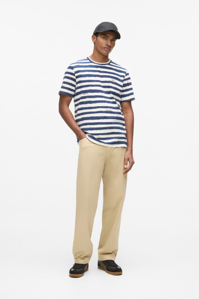 TRIČKO KARL LAGERFELD IKON STRIPED AOP T-SHIRT - Fotografie č. 4