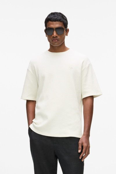 TRIČKO KARL LAGERFELD KL STRUCTURED T-SHIRT - Fotografie č. 1