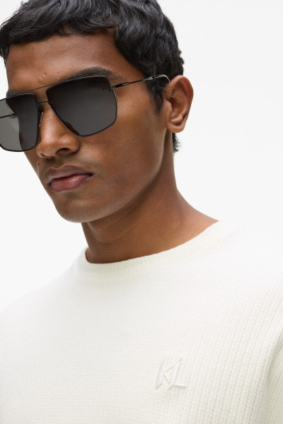 TRIČKO KARL LAGERFELD KL STRUCTURED T-SHIRT - Fotografie č. 3