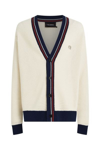 KARDIGAN KARL LAGERFELD IKON LIGHT STRUCTURE CARDIGAN - Fotografie č. 5