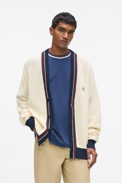 KARDIGAN KARL LAGERFELD IKON LIGHT STRUCTURE CARDIGAN - Fotografie č. 1