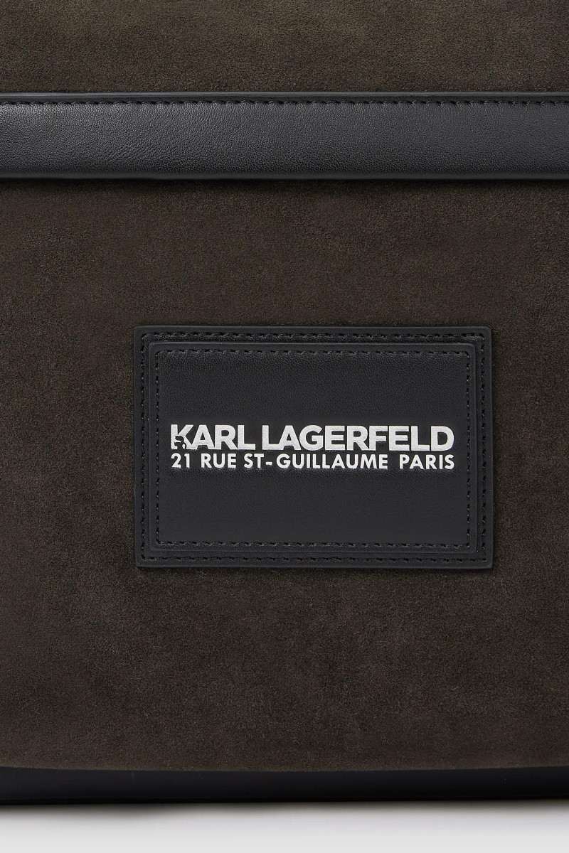 Batoh Karl Lagerfeld K/Traveller Faux Suede Bckpack Fudge