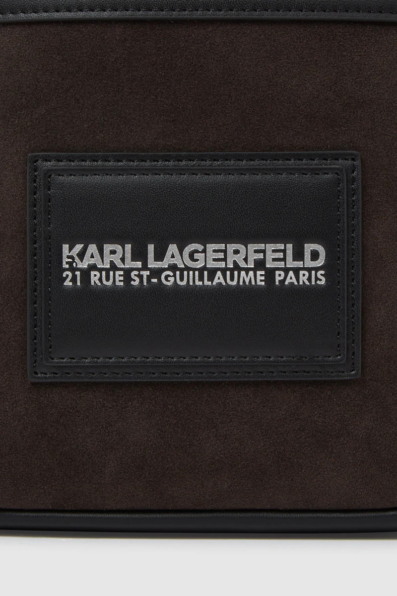 Crossbody Karl Lagerfeld K/Traveller Faux Suede Ns Cb Fudge