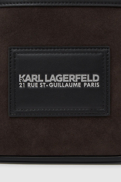 CROSSBODY KARL LAGERFELD K/TRAVELLER FAUX SUEDE NS CB - Fotografia č. 3